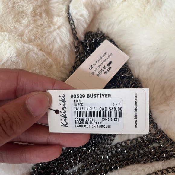 BNWT Kikiriki chain aluminum bra - Picture 7 of 8
